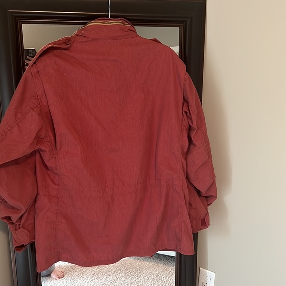 oversized fit utility jacket style in red color never worn bought from Nordstrom - Picture 3 of 4